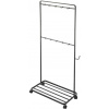 YAMAZAKI Pojazdný upratovací stojan Tower 4347, kov, v.141 cm, čierny