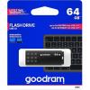 Goodram USB flash disk, USB 3.0, 64GB, UME3, čierny, USB A, s krytkou UME3-0640K0R11