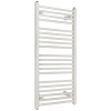 Kúpeľňový radiátor SOLID 500x940 mm biely rovný, rebríkový radiátor, 500x940 flat