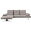 Chilliano ROHOVÁ SEDACIA SÚPRAVA, textil, sivá - Sedačky - 000137003816