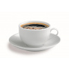 Šálka na kávu podšálka, biela, 20 cl, 6 dielna sada Economic Roma