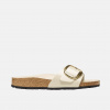 Birkenstock Biele Regular šľapky Madrid High Shine Big Buckle