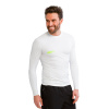 JOBE Mužské lycrové tričko s dlhým rukávom Rash Guard v bielej farbe Veľkosť: XL