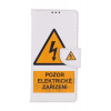 Flipové puzdro TopQ pre Xiaomi Redmi Note 13 5G Pozor elektrické zariadenie