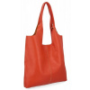 Kožené kabelka shopper bag Vittoria Gotti oranžová 165