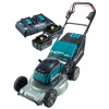 MAKITA DLM537Z-5D Kosačka do 2300 m2 s pojazdom na 36V (2x 18) Li-Ion (LXT) 5.0 Ah akumulátor (2ks) + nabíjačka (bezuhlíkový motor) - MAKITA DLM537Z-5D