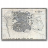 Plagátu retro staré mapy Madrid 85x60 A1 (Plagátu retro staré mapy Madrid 85x60 A1)