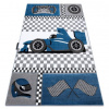 Dywany Łuszczów Koberec PETIT ZÁVODY FORMULA 1 AUTO, modrá 140x190 cm