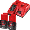 MILWAUKEE NRG Set akumulátorov, 2 x 3 Ah