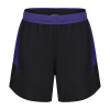 Sondico Football Shorts Womens Black/Purple 12 (40)