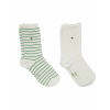 Tommy Hilfiger dámske biele ponožky 2 pack 100001494 39/42