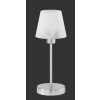 Stolná lampa Trio Leuchten Luis biela 40 W