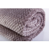 Prikrývka na posteľ - Euroblanketová prikrývka mikrofibry 200 x 180 cm odtiene hnedej, odtiene šedej (Prikrývka z mikrovlákna 180x200 ombre hnedá/šedá)
