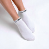 Ponožky Ankle Socks 3Pack White - GymBeam barva: bílá, velikost: M/L