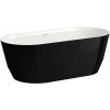 Laufen Pro voľne stojaca vaňa 165x75 cm oválne biela-čierna H2399520640001
