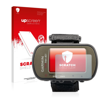 Čirá ochranná fólie upscreen® Scratch Shield pro Garmin Foretrex 401 (Ochranná fólie na displej pro Garmin Foretrex 401)