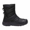 Juniorské snehule KEEN Puffrider WP black/steel grey 34 EU