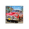 Nástenné hodiny 40x40 Retro auto 2411 (Nástenné hodiny 40x40 Retro auto 2411)