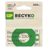 GP AAA ReCyko 650 mAh, nabíjecí, (HR03) 2 ks PP 1032122062 GP Batteries