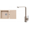 Set Alveus (dřez Niro 130 Beige 55 + baterie Afra Beige 55) SETA25395