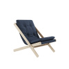 Karup Design deckchair BOOGIE - lehátko (skladacie) 65x88x75 cm navy neošetřené (bez oleja, bez laku)