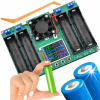 Merač JAMKO TESTER KAPACITY ČLÁNKOV BATÉRIE 18650 s USB-C