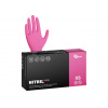 Espeon Nitrilové rukavice NITRIL IDEAL 100 ks, nepudrované, tmavo ružové, 3.5 g Veľkosť: XS