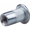 Matice nitovacie oceľové, M4x10mm, 50ks, pozinkované, FORTUM