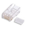 Konektor UTP RJ45 (8p8c), Cat6, 50µm, skládaný, licna(lanko) - 100 ks IDA0055