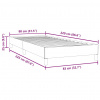 vidaXL Posteľný rám boxsping bez matracom tmavomodrý 80x220 cm zamat - Modrá - 246350-260495