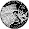 Strieborná minca Ag BK 20€ / 2010 - Národný park Poloniny