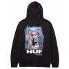 pánska mikina HUF WEAPON X PO HOODIE Black XXL + doprava zdarma