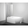 Ravak Vanová zástěna Rosa 150x85 cm Bright Alu 7QLM0C00Y1