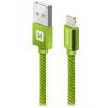 Swissten 71523307 Datový, Textile Usb / Lightning, 2m, zelený