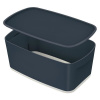 Úložná krabica s vekom Leitz Cosy MyBox, S, sivá