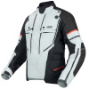 Bunda na Motorku Rebelhorn Range Grey/Black/Red 5XL