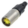 Neutrik NE8MX Neutrik ECON NE8MX - nikel pre ochranu konektora etherCON RJ45 NE8MX zástrčka, rovná Počet pólov 8P8C žltá, čierna 1 ks; NE8MX