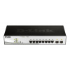 D-Link DGS-1210-10P, 10-port 10/100/1000 Gigabit PoE Smart Switch 2x SFP 65W (DGS-1210-10P/E)