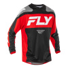 dres F-16, FLY RACING - USA 2025 (černá/červená/bílá) S