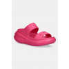 Šľapky Crocs Classic Crush Sandal dámske, ružová farba, na platforme, 207670.0ZQ