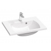 Ravak Classic II umývadlo 60x45 cm obdĺžnik umývadlo na nábytok biela XJX01160003