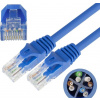 UTP Patch Kabel Neku 2x RJ45 CAT6 0,5m, modrý