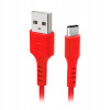 Kábel SBS USB - USB typ C 1,5 m červený