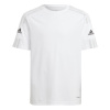Detské Tričko s krátkym rukávom ADIDAS SQUAD 21 JSY Y GN5740 – Biela