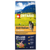 Ontario Adult Medium Lamb & Rice 12 kg