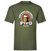 Každý správny chlap chodí na pivo. - Olivová , Pánske , XL