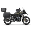 Kompletná sada čiernych hliníkových kufrov SHAD TERRA BLACK, 48L topcase 36L/47L bočné kufre, vrátane montážnej sady a platne SHAD R 1200 GS Adventure/ R 1250 GS Adventure