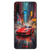Lesklé pouzdro iSaprio pro Huawei P30 Lite - Ferrari (Lesklé pouzdro, kryt, obal iSaprio Exclusive na mobil Huawei P30 Lite s motivem Ferrari - elegantní skleněný vzhled, skvělá ochrana mobilu a luxus