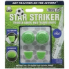 Gumičky na analógové páčky (2 ks) a gripy na trigger (2 ks) iMP Tech: Trigger Treadz - Star Striker - zelené (PS4)