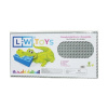 L-W Toys Podložka na stavění - JUNIOR 16x32 bodů šedá